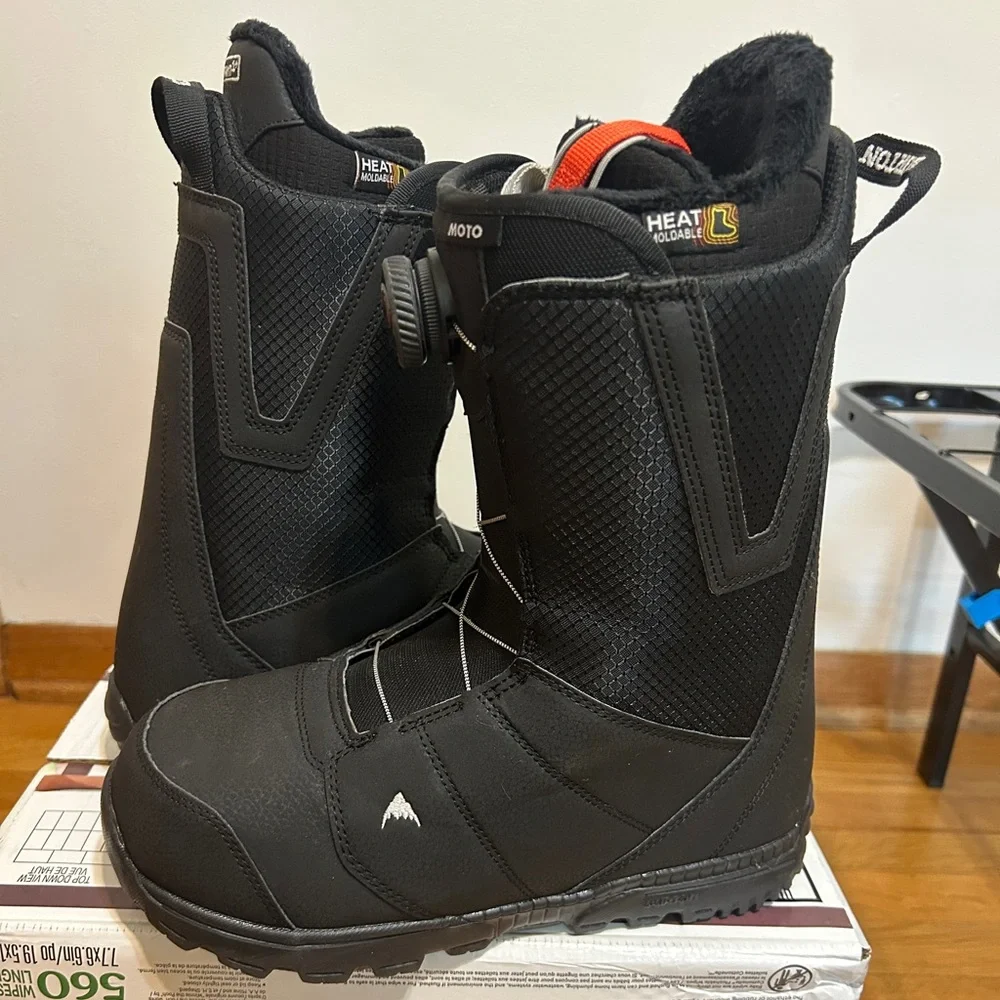 Burton Moto Boa Snowboard Boots Men's Size 10